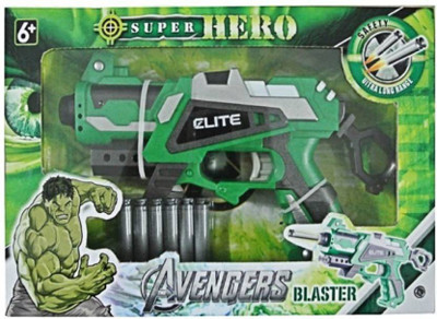 kidztoyzone New Avenger Infinity War Soft Bullet Launcher Blaster Gun for Kids, 1 Pc(Green)
kidztoyzone New Avenger Infinity War Soft Bullet Launcher Blaster Gun for Kids, 1 Pc(Green)