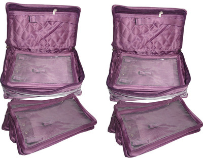 Sarohi Pack of 2 Necklace 5 Slot Pouches Bag Jewellery Vanity Box jewellery case Vanity Box Pouch Vanity Box(Purple)
Sarohi Pack of 2 Necklace 5 Slot Pouches Bag Jewellery Vanity Box jewellery case Vanity Box Pouch Vanity Box(Purple)