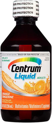 Centrum Multivitamin Multimineral Liquid For Adults Orange Tangerine -- 8 fl oz(236 ml)
Centrum Multivitamin Multimineral Liquid For Adults Orange Tangerine -- 8 fl oz(236 ml)