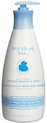 USA Live Clean Baby TEARLESS SHAMPOO & WASH Organic Eco Friendly 750 ml (25 fl oz)(10 ml)
USA Live Clean Baby TEARLESS SHAMPOO & WASH Organic Eco Friendly 750 ml (25 fl oz)(10 ml)