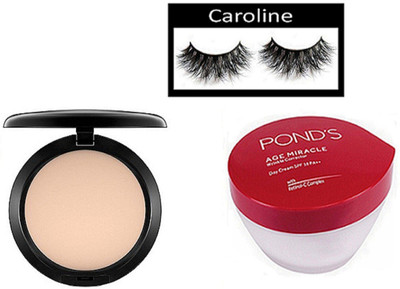 caroline Eyelashes, Mac Compact, Ponds Age Miracle Wrinkle Corrector Day Cream(Set of 3)
caroline Eyelashes, Mac Compact, Ponds Age Miracle Wrinkle Corrector Day Cream(Set of 3)