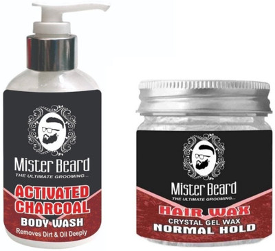 MISTER BEARD Charcoal Body Wash 200ml WITH Normal Hold Hair Wax 100gm(Set of 2)
MISTER BEARD Charcoal Body Wash 200ml WITH Normal Hold Hair Wax 100gm(Set of 2)