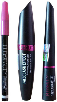 Huda Beauty FALSE LASH EFFECT EYELINER, MASCARA & EYEBROW PENCIL WITH HOLOGRAM (Set of 3)(Set of 3)
Huda Beauty FALSE LASH EFFECT EYELINER, MASCARA & EYEBROW PENCIL WITH HOLOGRAM (Set of 3)(Set of 3)