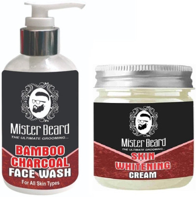 MISTER BEARD Bamboo Charcoal Face Wash 200ml WITH Skin Whitening Cream 100gm(Set of 2)
MISTER BEARD Bamboo Charcoal Face Wash 200ml WITH Skin Whitening Cream 100gm(Set of 2)