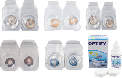 Optify Combo Pack Monthly Color Contact Lens (Zero Power, Hazel-Honey-Gold-Brown-Darkblue, Pack of 5) Monthly Contact Lens(1, Hazel-Honey-Gold-Brown-Darkblue, Pack of 5)
Optify Combo Pack Monthly Color Contact Lens (Zero Power, Hazel-Honey-Gold-Brown-Darkblue, Pack of 5) Monthly Contact Lens(1, Hazel-Honey-Gold-Brown-Darkblue, Pack of 5)