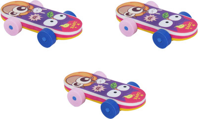 AutoVHPR Set of 3 Skate Board Shaped Pencil Eraser for School Children Non-Toxic Eraser(Multicolor)
AutoVHPR Set of 3 Skate Board Shaped Pencil Eraser for School Children Non-Toxic Eraser(Multicolor)