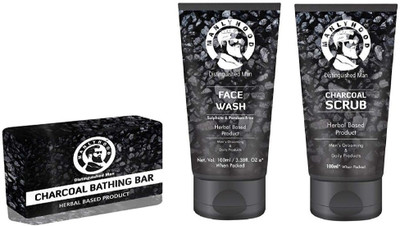 MANLYHOOD Charcoal Facewash (100ml), Charcoal Face Scrub (100ml) And Charcoal bathing Bar (100gm) (COMBO PACK)(100 ml)
MANLYHOOD Charcoal Facewash (100ml), Charcoal Face Scrub (100ml) And Charcoal bathing Bar (100gm) (COMBO PACK)(100 ml)