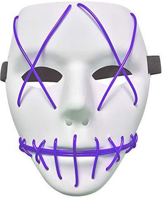Jholmaal El Wire Mask Purple Color (Neon Light Led Goggles) For Halloween, Dance Events. Party Glow Ornament (Pack Of 1) Party Glow Ornament(Pack of 1)
Jholmaal El Wire Mask Purple Color (Neon Light Led Goggles) For Halloween, Dance Events. Party Glow Ornament (Pack Of 1) Party Glow Ornament(Pack of 1)