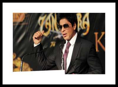 Aabhaas Shahrukh Khan Wall Poster Fine Art Print(12 inch X 18 inch, Rolled)
