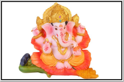 Aabhaas Ganesha Wall Poster Fine Art Print(12 inch X 18 inch, Rolled)