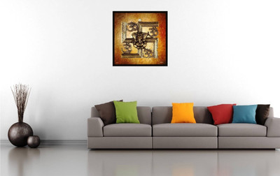 Aabhaas Ganesha Wall Poster Fine Art Print(12 inch X 18 inch, Rolled)