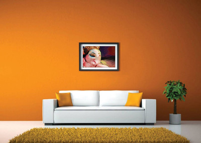 Aabhaas Ganesha Wall Poster Fine Art Print(12 inch X 18 inch, Rolled)