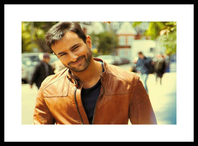 Aabhaas Saif Ali Khan Wall Poster Fine Art Print(12 inch X 18 inch, Rolled)