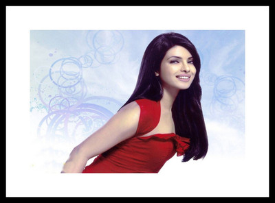 Aabhaas Priyanka Chopra Wall Poster Fine Art Print(12 inch X 18 inch, Rolled)