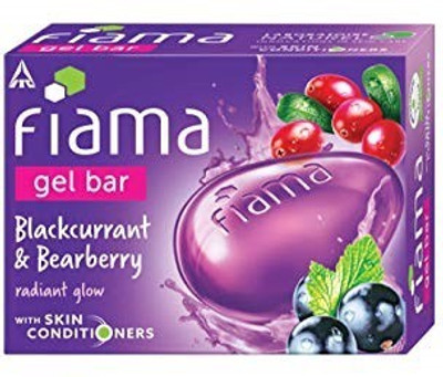 Fiama Bearberry & Blackcurrant Gel Bar(375 g, Pack of 3)