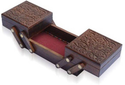 CRUZ INTERNATIONAL Bea'utiful Makeup and Jewellery Vanity Box(Brown, White) 
CRUZ INTERNATIONAL Bea'utiful Makeup and Jewellery Vanity Box(Brown, White)