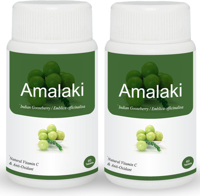 Herb Essential Amalaki (Indian Gooseberry) 500 mg - 60 Tablets (Pack of 2)Â (120 No)
Herb Essential Amalaki (Indian Gooseberry) 500 mg - 60 Tablets (Pack of 2)Â (120 No)
