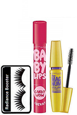 radiance booster Eyelashes & Maybelline The Magnum Volume Express Mascara & Baby Lip Balm(Set of 3)
radiance booster Eyelashes & Maybelline The Magnum Volume Express Mascara & Baby Lip Balm(Set of 3)