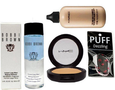 Dazzling Silicon Puff, Mac Face & Body Foundation , Studio Fix Compact, Bobbi Brown Instant Long Wear Make up Remover (Set of 4)(Set of 4)
Dazzling Silicon Puff, Mac Face & Body Foundation , Studio Fix Compact, Bobbi Brown Instant Long Wear Make up Remover (Set of 4)(Set of 4)