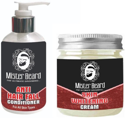 MISTER BEARD Anti Hair Fall Conditioner 200ml WITH Skin Whitening Cream 100gm(Set of 2)
MISTER BEARD Anti Hair Fall Conditioner 200ml WITH Skin Whitening Cream 100gm(Set of 2)