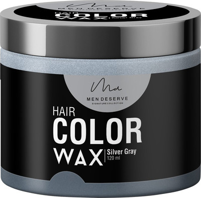 MEN DESERVE Hair Styling Color Wax For Strong Hold And Volume For Highlights, Parties And Special Occasions (120 ML, Silver Gray) Hair Wax(120 ml)
MEN DESERVE Hair Styling Color Wax For Strong Hold And Volume For Highlights, Parties And Special Occasions (120 ML, Silver Gray) Hair Wax(120 ml)