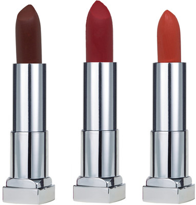 KRAYONS SHEER MATTE LIPSTICK HOT AND BOLD SOFT CREAMY MATTE LIPSTICK (SET OF 3)(BRICK TONE, SALSA RED, SUNSET ORANGE)
KRAYONS SHEER MATTE LIPSTICK HOT AND BOLD SOFT CREAMY MATTE LIPSTICK (SET OF 3)(BRICK TONE, SALSA RED, SUNSET ORANGE)
