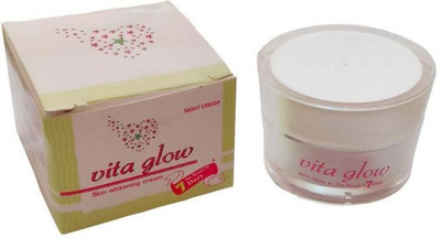 Vita Glow Night Cream for Skin Whitening with in 7 Days -D(30 g)