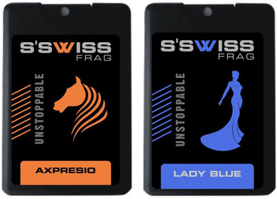 s'swiss axpresio and lady blue Perfume - 40 ml(For Men & Women)