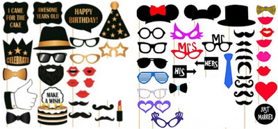 Kala Decorators (Set of 63)Set Of 27 Birthday Theme Gold and Black + Set of 36 Party props,Photo booth props Photo Booth Board(Birthday)
Kala Decorators (Set of 63)Set Of 27 Birthday Theme Gold and Black + Set of 36 Party props,Photo booth props Photo Booth Board(Birthday)