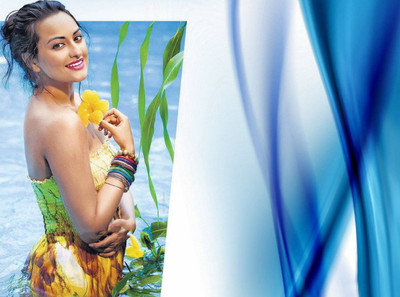 Aabhaas Sonakshi Sinha Wall Poster Fine Art Print(12 inch X 18 inch, Rolled)