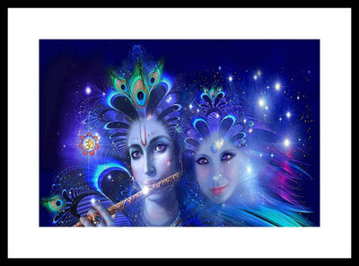 Aabhaas Krishna Wall Poster Fine Art Print(12 inch X 18 inch, Rolled)