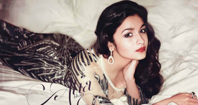 Aabhaas Alia Bhatt Wall Poster Fine Art Print(12 inch X 18 inch, Rolled)