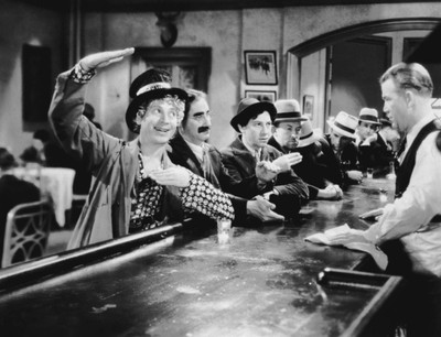 Aabhaas Marx Brothers Wall Poster Fine Art Print(12 inch X 18 inch, Rolled)
