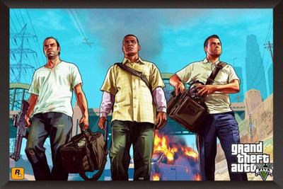 Akhuratha GTA - Grand Theft Auto Fine Quality Wall Poster Paper Print(12 inch X 18 inch, Rolled)
Akhuratha GTA - Grand Theft Auto Fine Quality Wall Poster Paper Print(12 inch X 18 inch, Rolled)
