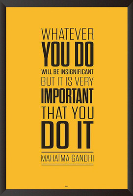 Aabhaas Mahatma Gandhi Wall Poster Fine Art Print(12 inch X 18 inch, Rolled)
Aabhaas Mahatma Gandhi Wall Poster Fine Art Print(12 inch X 18 inch, Rolled)