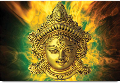 Aabhaas Jai Mata Di Wall Poster Fine Art Print(12 inch X 18 inch, Rolled)