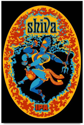 Aabhaas Shiva Wall Poster Fine Art Print(12 inch X 18 inch, Rolled)