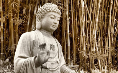 Aabhaas Buddha Wall Poster Fine Art Print(12 inch X 18 inch, Rolled)