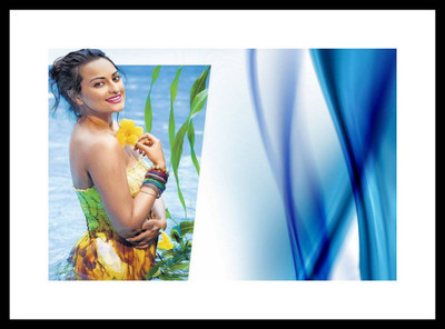 Aabhaas Sonakshi Sinha Wall Poster Fine Art Print(12 inch X 18 inch, Rolled)