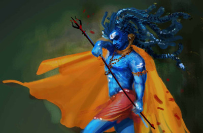 Aabhaas Shiva Wall Poster Fine Art Print(12 inch X 18 inch, Rolled)