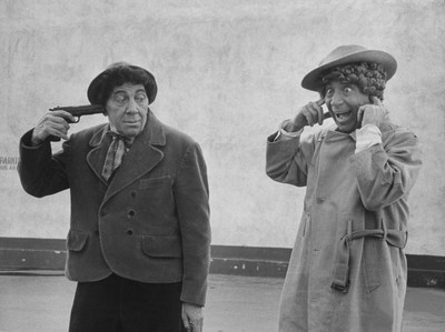 Aabhaas Marx Brothers Wall Poster Fine Art Print(12 inch X 18 inch, Rolled)