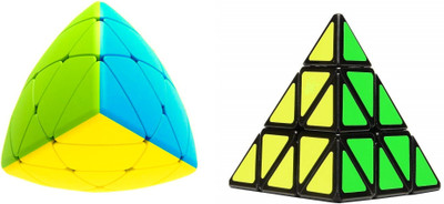 D ETERNAL Rubiks Rubix Magic Pyraminx Triangle Pyramid Cube 3x3 and Pyramorphic Mastermorphic Cube Combo(2 Pieces)
D ETERNAL Rubiks Rubix Magic Pyraminx Triangle Pyramid Cube 3x3 and Pyramorphic Mastermorphic Cube Combo(2 Pieces)