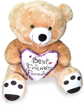 Benny n Bunny Teddy with Heart, Brown - 40 cm(Brown)