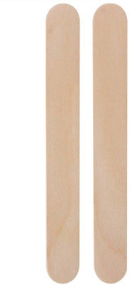 GoodsBazaar Bee-one Wooden Waxing Strip Pack Of 2