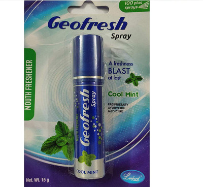 Geofresh Ayurvedic Instant Mouth Freshner A Freshness Blast At Last 100 Plus Sprays 15gm Spray(15 g)
Geofresh Ayurvedic Instant Mouth Freshner A Freshness Blast At Last 100 Plus Sprays 15gm Spray(15 g)