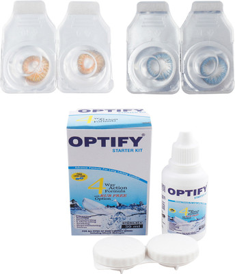 Optify Combo Pack Monthly Color Contact Lens (OP-129-Honey-Blue-2) Monthly Contact Lens(1, Honey-Blue, Pack of 2)
Optify Combo Pack Monthly Color Contact Lens (OP-129-Honey-Blue-2) Monthly Contact Lens(1, Honey-Blue, Pack of 2)