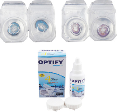 Optify Combo Pack Monthly Color Contact Lens (OP-274-Blue-Voilet-2) Monthly Contact Lens(1, Blue-Voilet, Pack of 2)
Optify Combo Pack Monthly Color Contact Lens (OP-274-Blue-Voilet-2) Monthly Contact Lens(1, Blue-Voilet, Pack of 2)