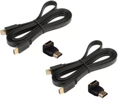 BLENDIA 1.5MTR Flat 1.4 Version With Male To Female Connector Set OF 2 HDMI Cable HDMI Cable(Compatible with Mobile, Laptop, Tablet, Mp3, Gaming Device, Black)
BLENDIA 1.5MTR Flat 1.4 Version With Male To Female Connector Set OF 2 HDMI Cable HDMI Cable(Compatible with Mobile, Laptop, Tablet, Mp3, Gaming Device, Black)