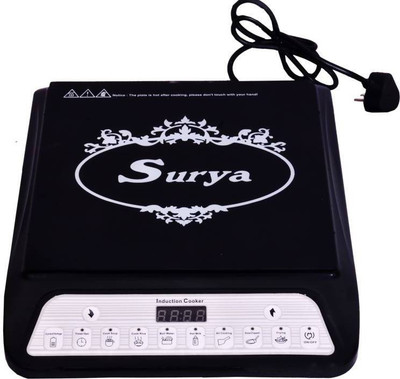 Surya Induction_001 Induction Cooktop(Black, Jog Dial)