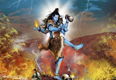 Aabhaas Shiva Wall Poster Fine Art Print(12 inch X 18 inch, Rolled)